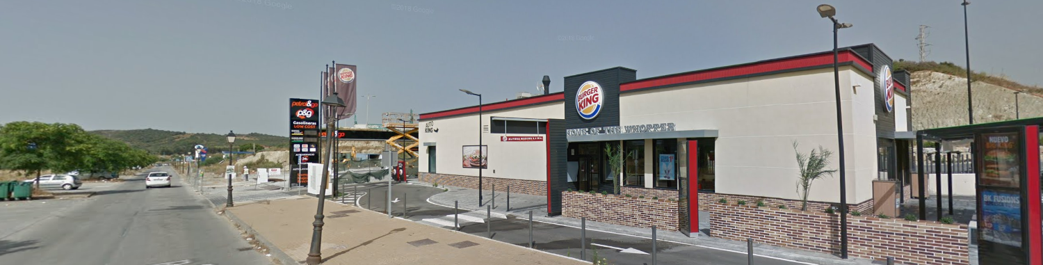 Port BURGUER KING Estepona Arroyo de Enmedio 1500x381