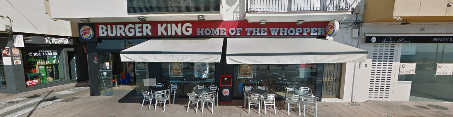 Port BURGUER KING Estepona La Cala 1500x390